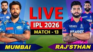 🔴 Live: MI vs RR, IPL 2026, Live Cricket Match Scores , Commentary, Mumbai vs Rajasthan