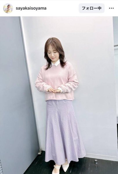 ４２歳・磯山さやか、清楚なコーデ全身姿に「柔らかい空気感」の声（スポーツ報知） - Yahoo!ニュース