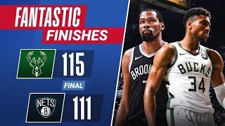 FINAL 4:08 & OT of WILD Game 7 Bucks vs Nets 🔥🔥