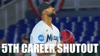 Sandy Alcantara Throws His 5th Career Shutout Game with Just 93 Pitches!