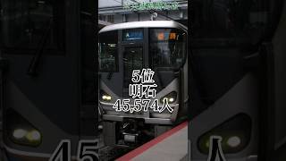 【リクエスト】JR神戸線の乗降客数ランキング！