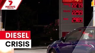 Diesel prices set to soar as petrol stabilises | 7NEWS