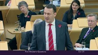 'Some nerve': John Swinney calls out Russell Findlay's hypocrisy during heated FMQs debate