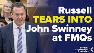 Russell Findlay tears into John Swinney over the SNP's flawed Victims Bill | FMQs