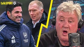 Steve Bruce SLAMS Paul Scholes For His Hot Take On Arsenal's Premier League Title Charge!