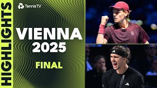 Jannik Sinner vs Alexander Zverev Thriller For The Title 🏆 | Vienna 2025 Final Highlights