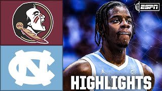 Florida State Seminoles vs. North Carolina Tar Heels | Full Game Highlights | ESPN CBB