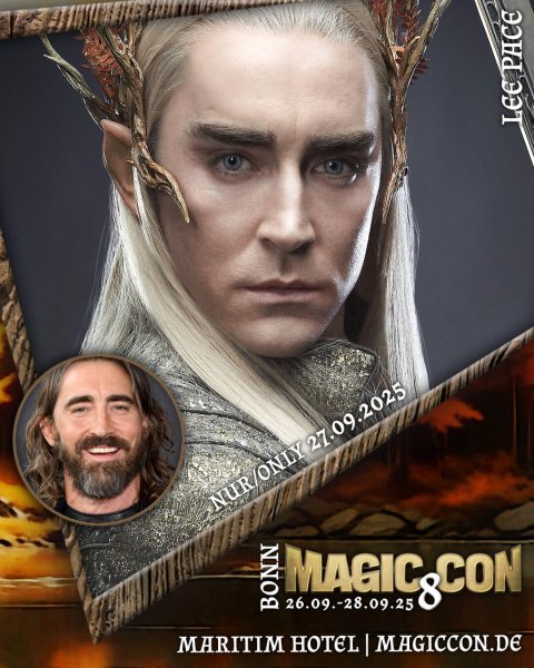 ✨Lee Pace auf der MagicCon 8!✨
Er regierte als Thranduil ...