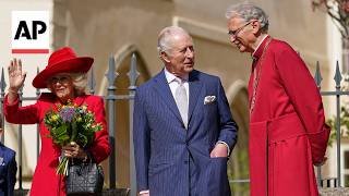 King Charles III and royal family attend Easter service at Windsor Castle