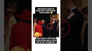 King Charles gently pat Prince Louis’ cheek in sweet Easter moment #princelouis #charlesandcamilla
