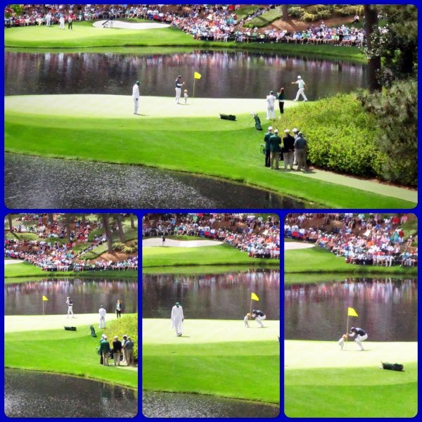 Saw my first hole-in-one at the Masters Par 3 Contest!!! ...