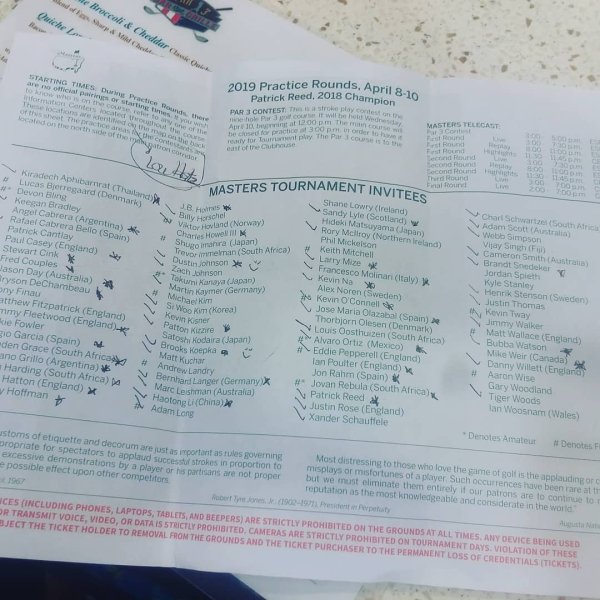 #whodidwesee #masterspar3contest #masterspracticeround  W...