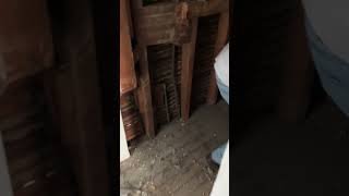 Old house had a secret staircase to a hidden room!