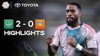 10-man Al Ahli take all three points in a 2-0 win over Al Fayha ⏱️🔥 | Powered by Toyota