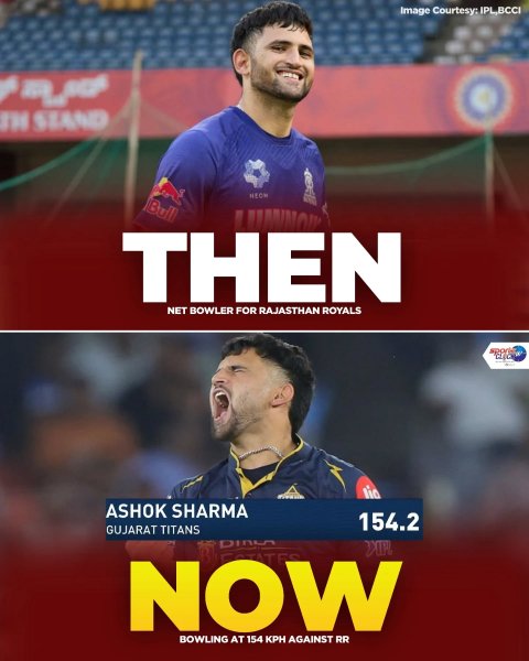 🚨 ASHOK SHARMA - FASTEST BOWLER OF IPL 2026. 🚨

Image cre...