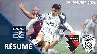 Pro D2 : le résumé d'Oyonnax vs Vannes - J19 Saison 2025/26