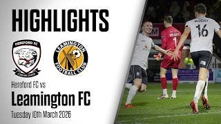 HIGHLIGHTS | Hereford FC 5-1 Leamington FC