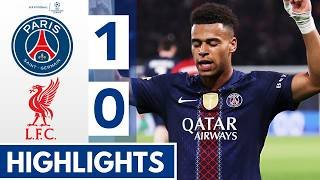 PSG vs Liverpool 1-0 - Highlights & Goals - Desire Doue Goal