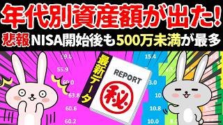 最新レポート！！金融資産&投資信託の保有金額はいくら？