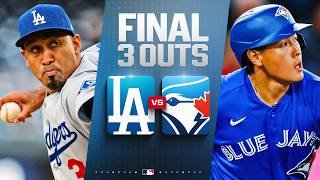 FINAL 3 OUTS: Edwin Díaz on the mound for Dodgers vs. Blue Jays 🍿 | MLB Highlights
