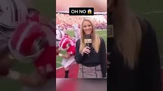 When Laura Rutledge got right back up after this hit 😱💪