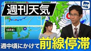 【週間天気】雨のタイミングはいつ？短い周期で天気が変化する1週間