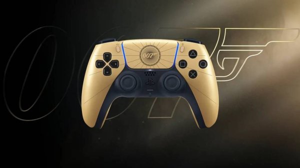 The Man with the Golden DualSense? Sony announces a shiny new 007 PS5 controller