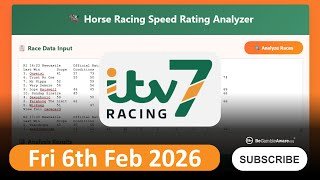 ITV7 Selections - Fri 6th Feb 2026 - ROULETTE Profit and Stop #responsiblegambling #horseracing