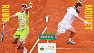 Corentin Moutet vs Casper Ruud Match Highlights 💪 | Rolex Monte-Carlo Masters 2026