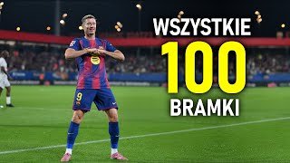 Robert Lewandowski Wszystkie 100 Goli dla Barcelony ᴴᴰ (Polski Komentarz)