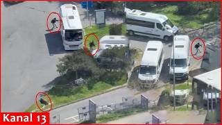 Video shows gunfight between attackers and police outside Israeli Consulate in Istanbul