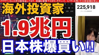 4/9【海外投資家が日本株を1.9兆円爆買い‼日経平均TACO上げ続くか⁉️】中東情勢懸念後退ででWTI原油急落、ドル円158円。米国株、ナスダック、AI関連銘柄急騰。仮想通貨BTC上昇