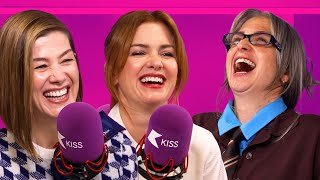 "I'm A Lesbian?!" Rosamund Pike and Isla Fisher on Now You See Me: Now You Don't | KISS