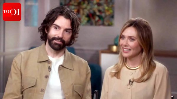 Elizabeth Olsen sparks pregnancy speculation during Los Angeles outing with husband Robbie Arnett - PICS | - The Times of India