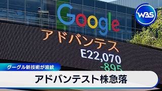 アドバンテスト株急落　グーグル新技術が波紋【WBS】