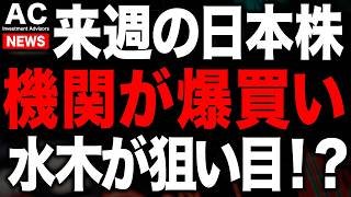 来週はSQで機関が爆買いの可能性！！注意して待て！