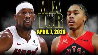 Miami Heat vs Toronto Raptors Full Game Highlights – April 7, 2026 | NBA Season