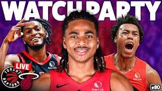 Raptors vs Heat LIVE Watch Along | The Raptors Go 5th In The East With A Win 👀