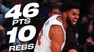 Karl-Anthony Towns' MONSTER 46-PT Double-Double Performance at MSG! 😤| November 13, 2024