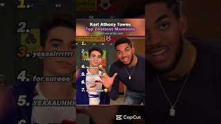 🔥 Karl-Anthony Towns’ Zestiest Moments Caught On Camera! 😏🎤 #karlanthonytowns #newyork #nba