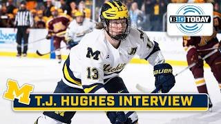 Michigan's T.J. Hughes Earns Big Ten Hockey Player of the Year Honor | B1G Today