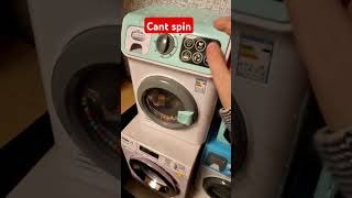 Asda toy washing machine - washer can't spin with door closed😬😬 #washingmachine
