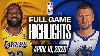 WARRIORS vs LAKERS FULL GAME HIGHLIGHTS APRIL 10, 2026 NBA HIGHLIGHTS TODAY | NBA 2K26 GAMEPLAY