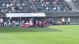 SH滑川剛人のトライ　ジャパンラグビートップリーグ2021 トーナメント2回戦トヨタ自動車ヴェルブリッツ対日野レッドドルフィンズ