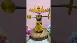 Diy Ravan with paper cups #shorts #youtubeshorts #ravan #diy #craft #kidsvideo #kids #festival