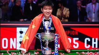 Absolutely Unbelievable Zhao Xintong at the 2025 Snooker World Championship! 2025 World Champion!