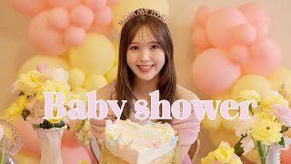 【Baby shower👶🌷】お友達がベビーシャワーを開いてくれました🎀✨