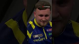 How Luke Littler reacts to being booed in Brighton! 🤷‍♂️ #darts #shorts