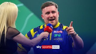 Luke Littler hits back at booing fans after Ally Pally win