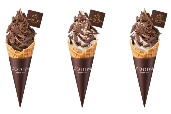 ゴディバ「ソフトクリーム」“削りチョコ付き”にリニューアル、選べる3つのフレーバー